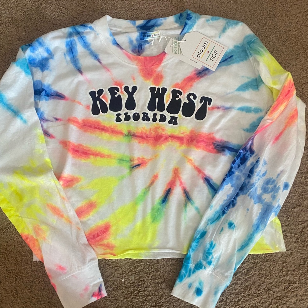 Key West Juniors Long Sleeve Tee Small New